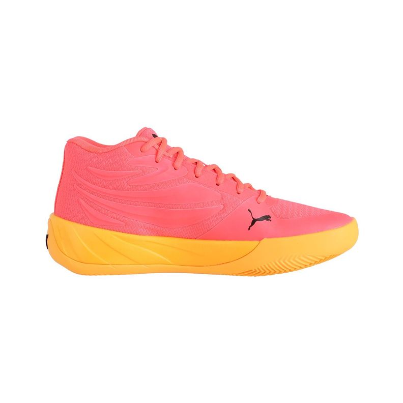 Zapatilla Puma Court Pro Hombre Naranjas/Amarillas/Negras-1