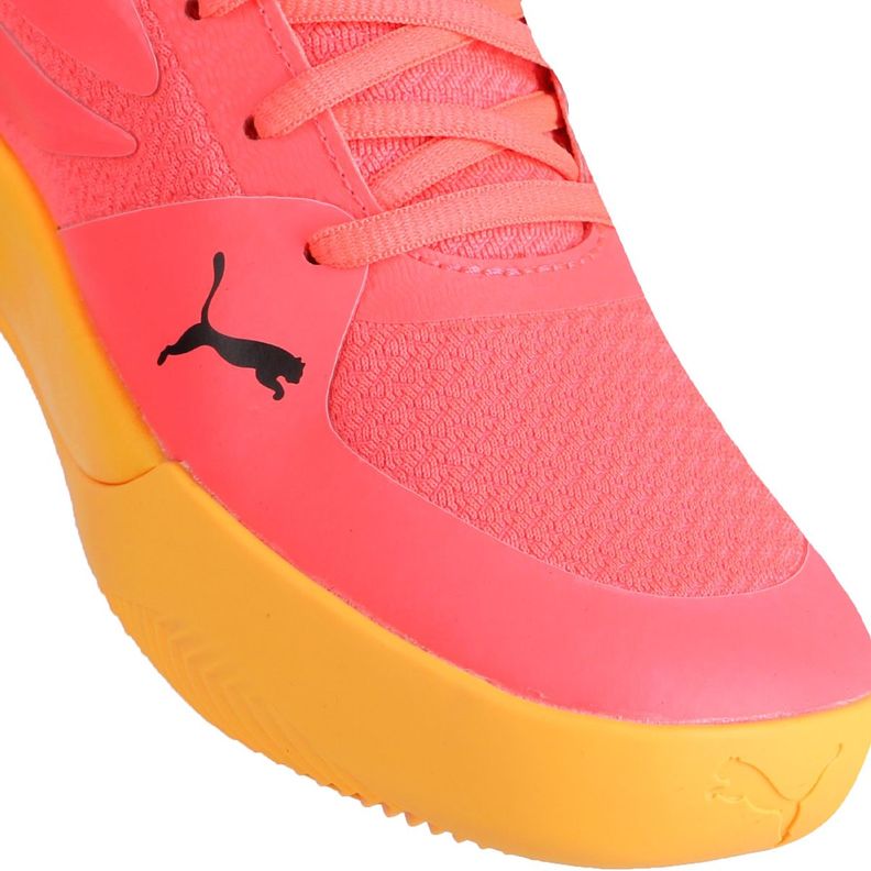 Zapatilla Puma Court Pro Hombre Naranjas/Amarillas/Negras-5