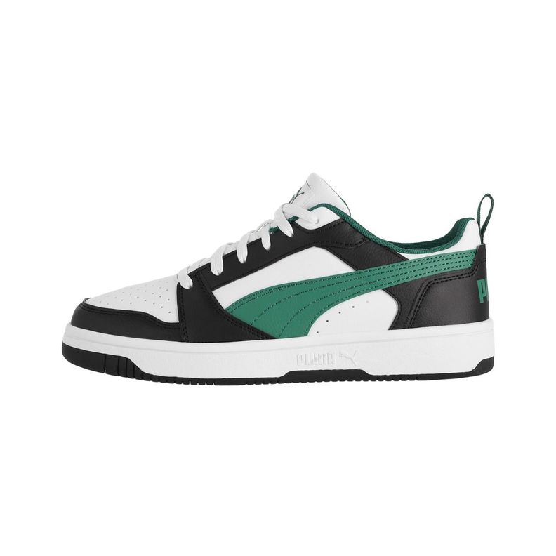 Zapatillas Urbanas Puma Rebound v6 Low Hombre Blancas/Negras-0