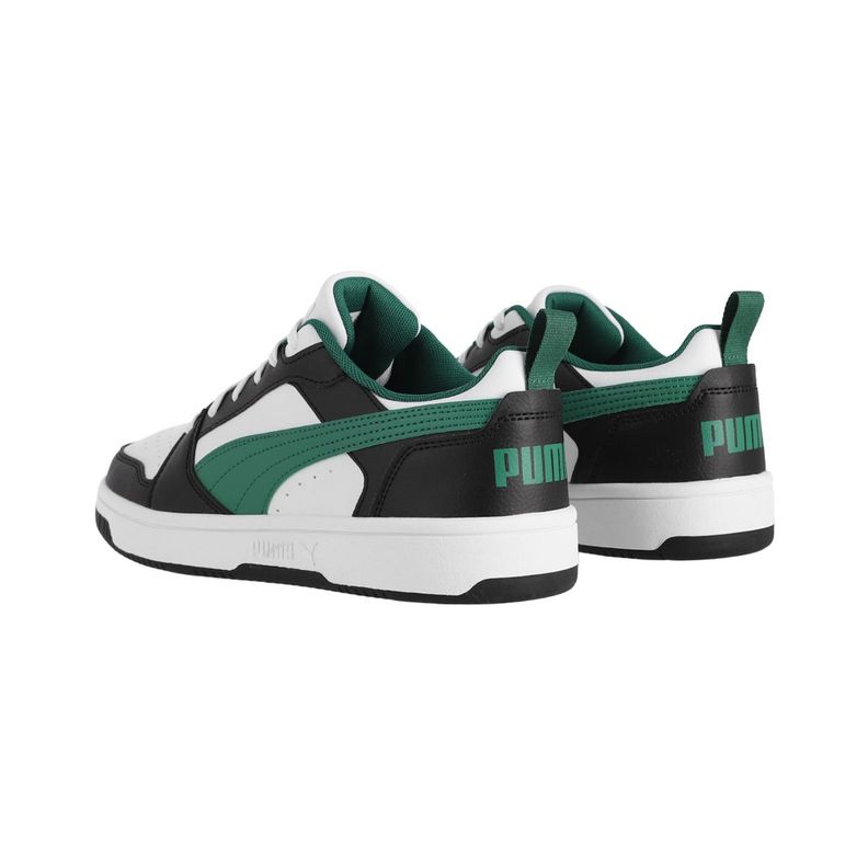 Zapatillas Urbanas Puma Rebound v6 Low Hombre Blancas/Negras-3