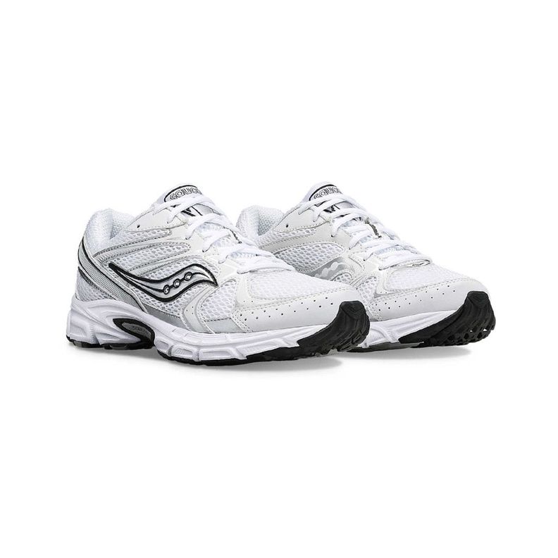 Zapatilla Saucony Grid Ride Millennium Hombre White/Silver-2