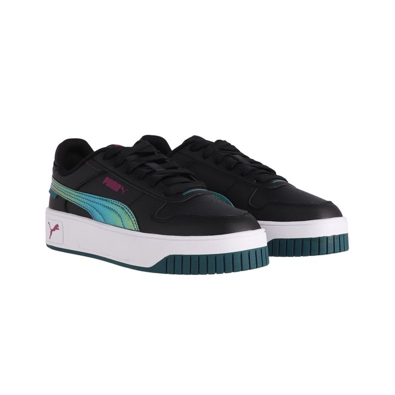 Zapatilla Puma Carina Street Bouncy Sky Joven Negras/Celeste-2
