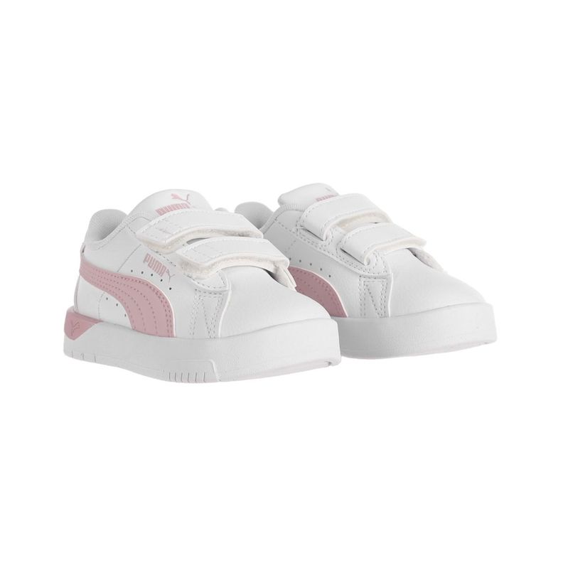 Zapatillas Urbanas Baby Jada Classic Puma Blancas/Rosadas-2
