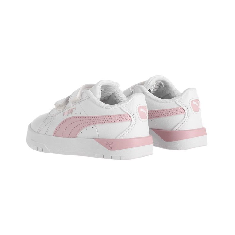 Zapatillas Urbanas Baby Jada Classic Puma Blancas/Rosadas-3