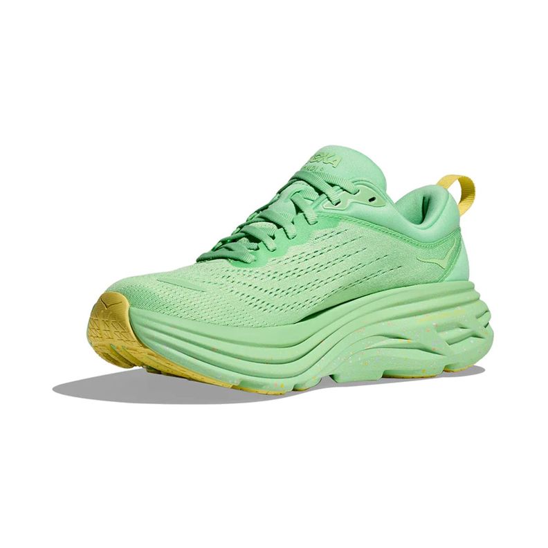 Zapatilla Hoka Bondi 8 Hombre Lime Glow/Lemonade-2