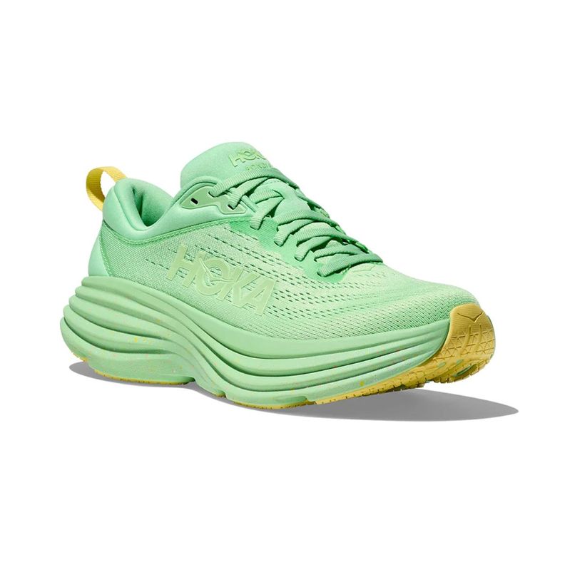 Zapatilla Hoka Bondi 8 Hombre Lime Glow/Lemonade-5