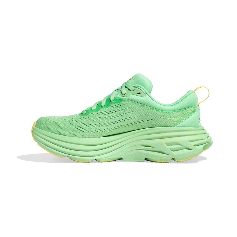Zapatilla Hoka Bondi 8 Hombre Lime Glow/Lemonade-6