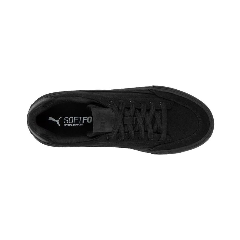 Zapatillas Urbanas Puma Court Classic Vulc Hombre Negras-4