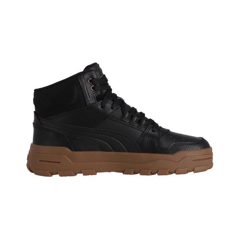 Zapatilla Puma Rebound Abrupt Hombre Negras/Café-1