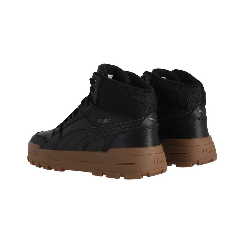 Zapatilla Puma Rebound Abrupt Hombre Negras/Café-3