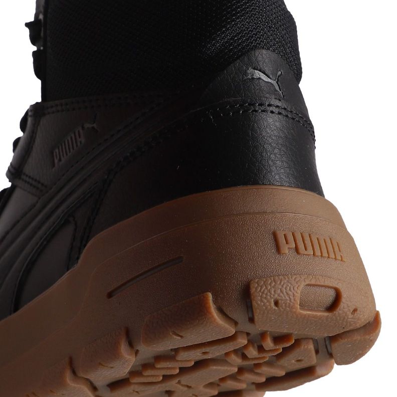 Zapatilla Puma Rebound Abrupt Hombre Negras/Café-5