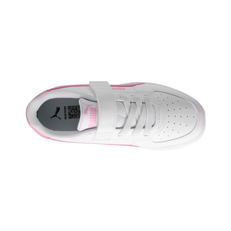 Zapatilla Puma Caven 2.0 Niña Blancas/Rosadas-4