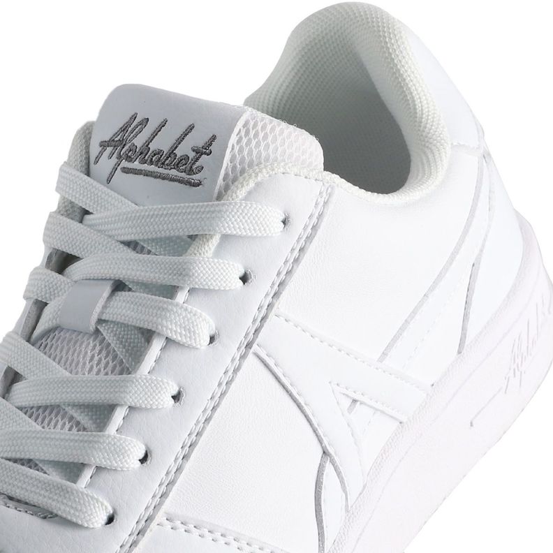 Zapatillas Urbanas Joven Alphabet Cross Low Blancas-5
