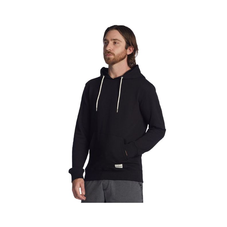 Polerón Quiksilver Essentials Organic Solid Hombre Black-1
