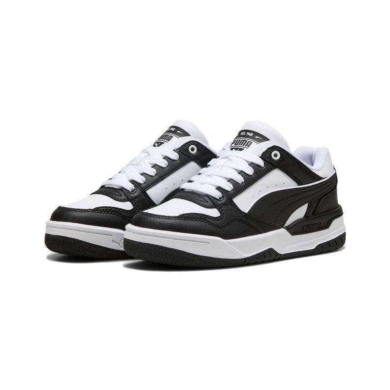 Zapatillas Urbanas Joven Rebound Retro Puma Negro/Blanco-2