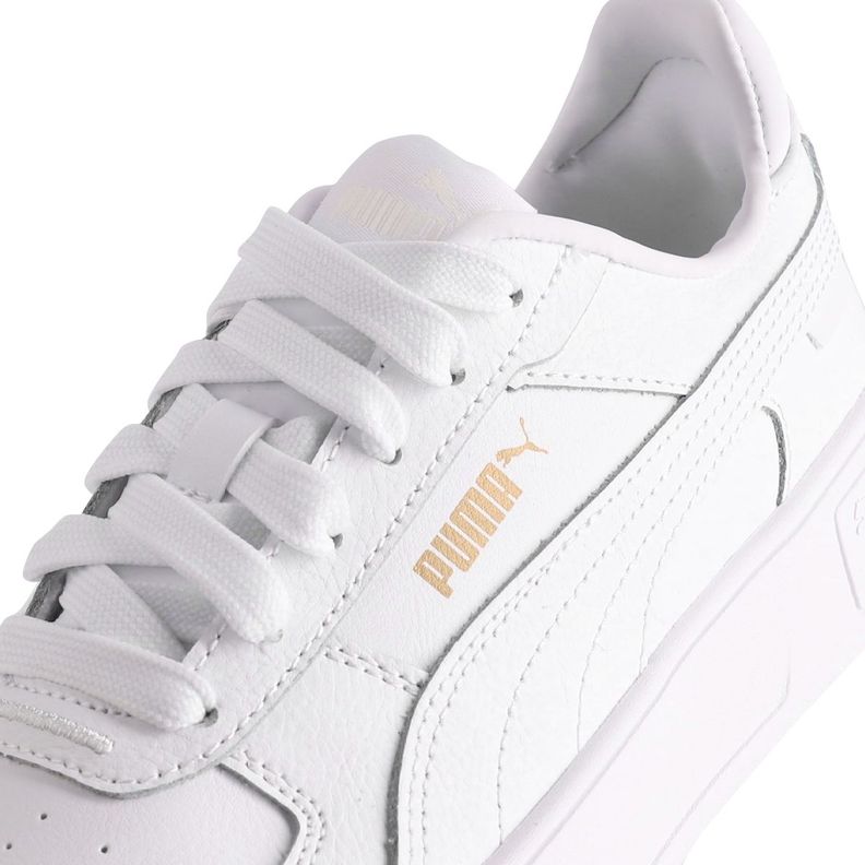 Zapatilla Puma Carina Street Mujer Blancas/Doradas-5