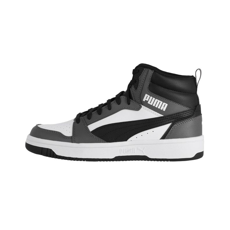 Zapatilla Puma Rebound v6 Hombre Blancas/Negras/Grises-0