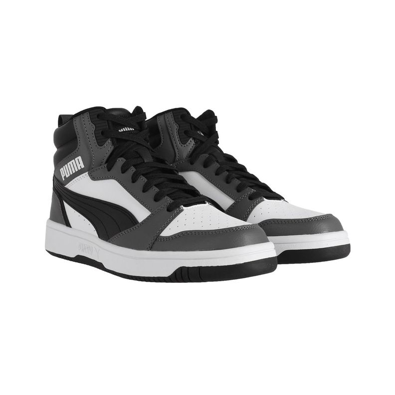 Zapatilla Puma Rebound v6 Hombre Blancas/Negras/Grises-2