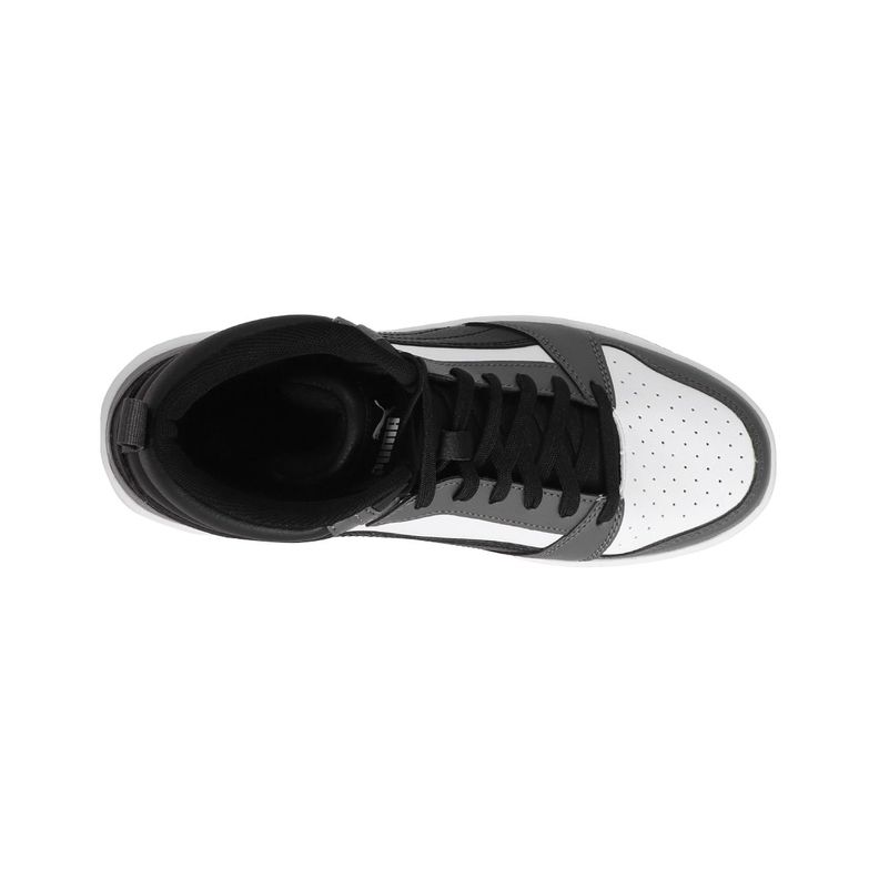 Zapatilla Puma Rebound v6 Hombre Blancas/Negras/Grises-4