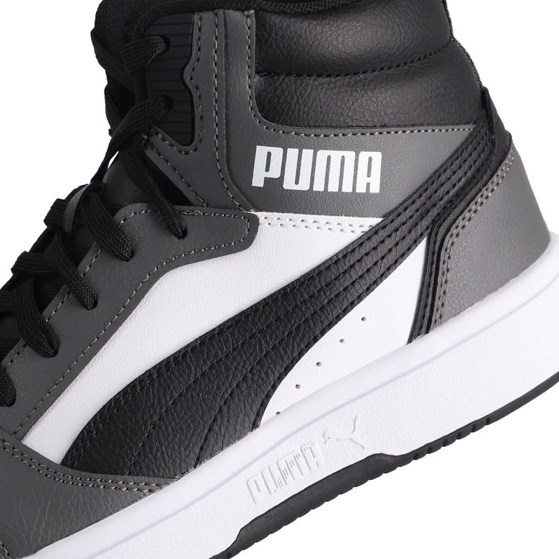 Zapatilla Puma Rebound v6 Hombre Blancas/Negras/Grises-5