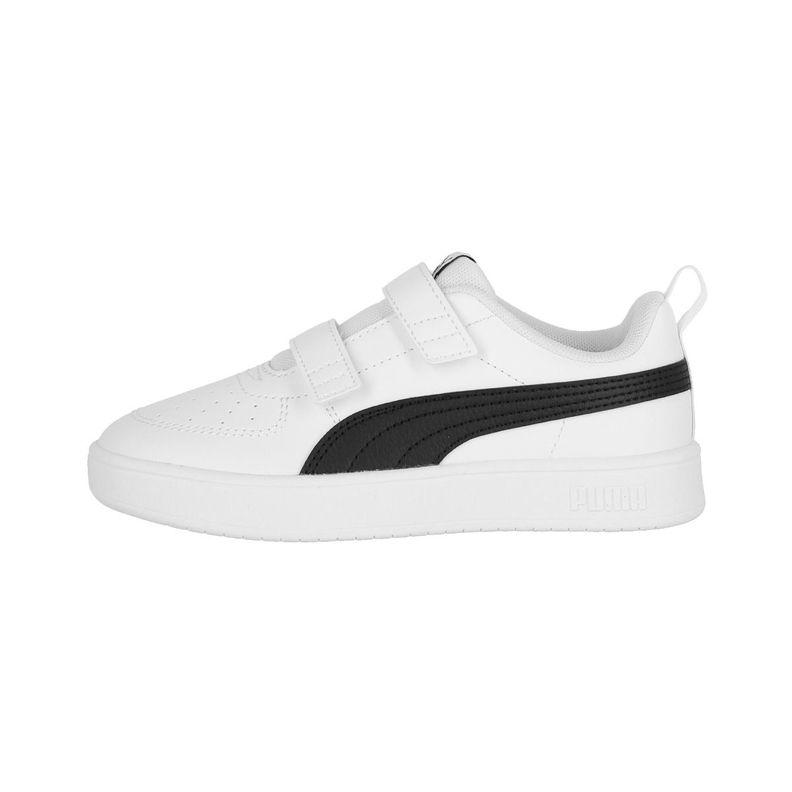 Zapatilla Puma Rickie Niños Blancas/Negras-0