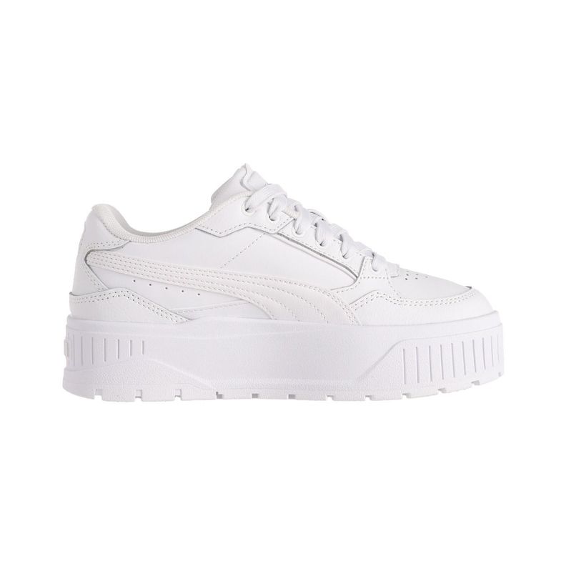 Zapatillas Urbanas Puma Karmen II Idol Mujer Blancas-1