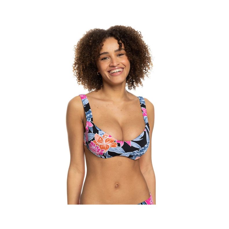 Top Bikini Roxy Mujer Tropical Oasis Anthracite