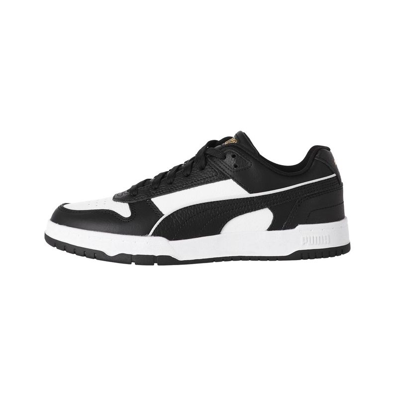 Zapatilla Puma Rebound Low Game Hombre Negras/Blancas-0