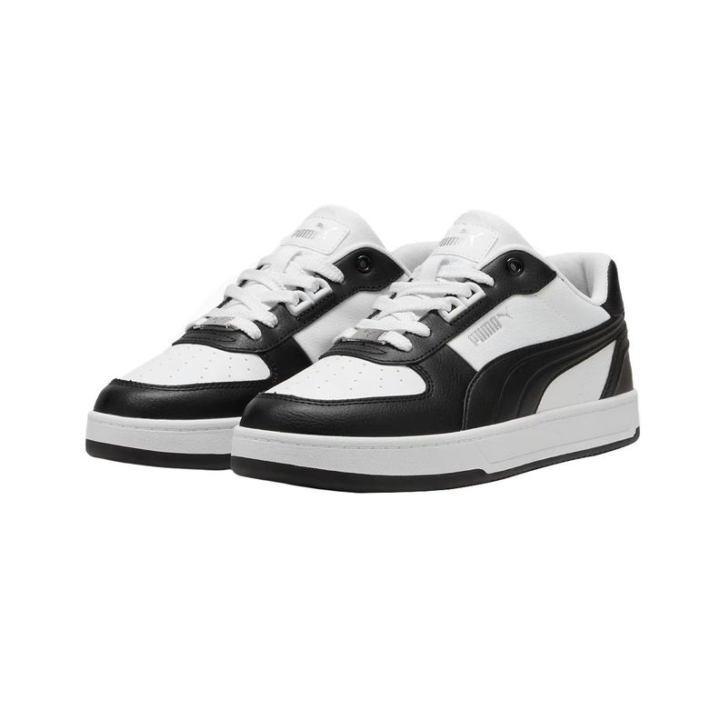 Zapatillas Urbanas Puma Caven 2.0 Lux Unisex Blancas/Negras-2