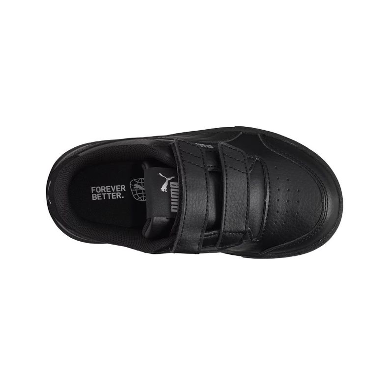 Zapatillas Urbanas Niños Shuffle Puma Negras-4