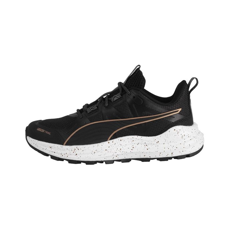 Zapatilla Puma Reflect Lite Trail Hombre Negras/Doradas-0
