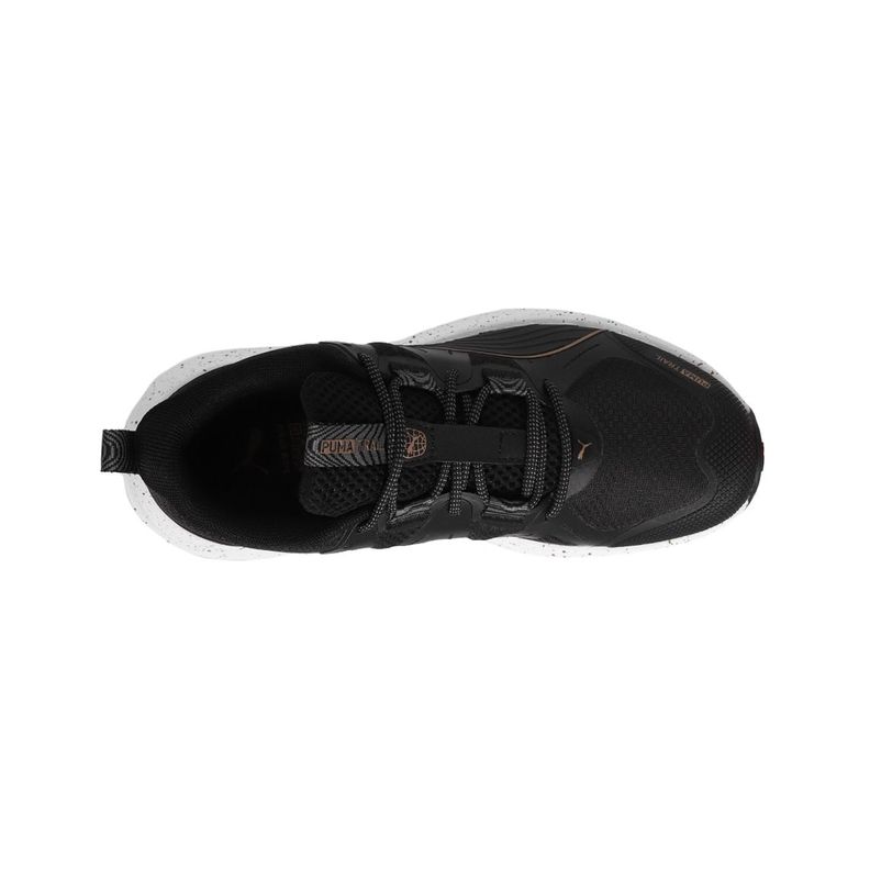 Zapatilla Puma Reflect Lite Trail Hombre Negras/Doradas-4