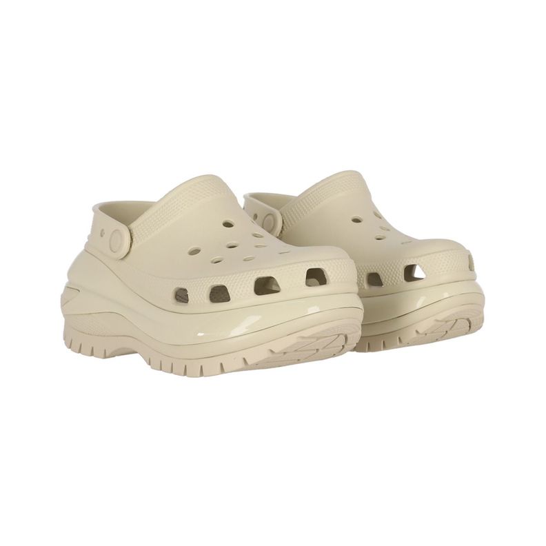 Zueco Crocs Mega Crush Clog Hombre Beige-0