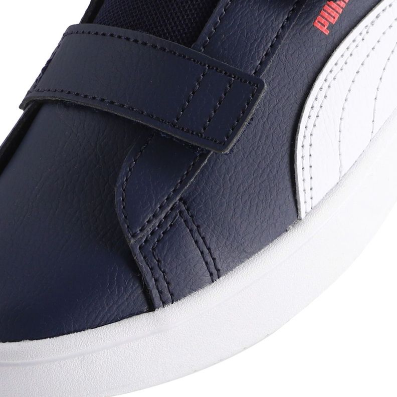 Zapatilla Puma Rickie V Niño Azules/Blancas-5