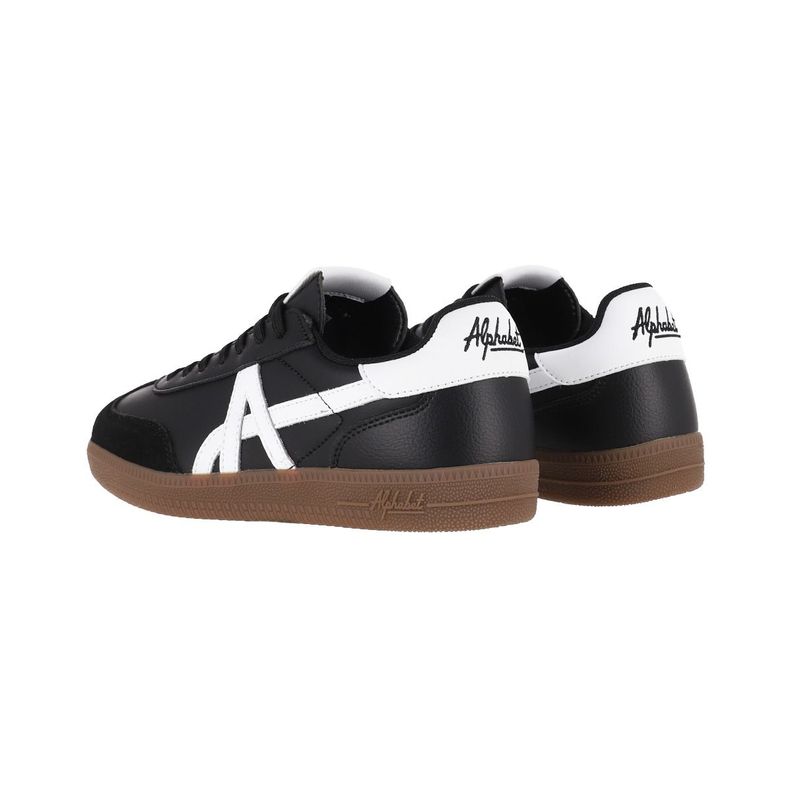 Zapatillas Mujer Monterey 301 Alphabet Negras/Blancas-3