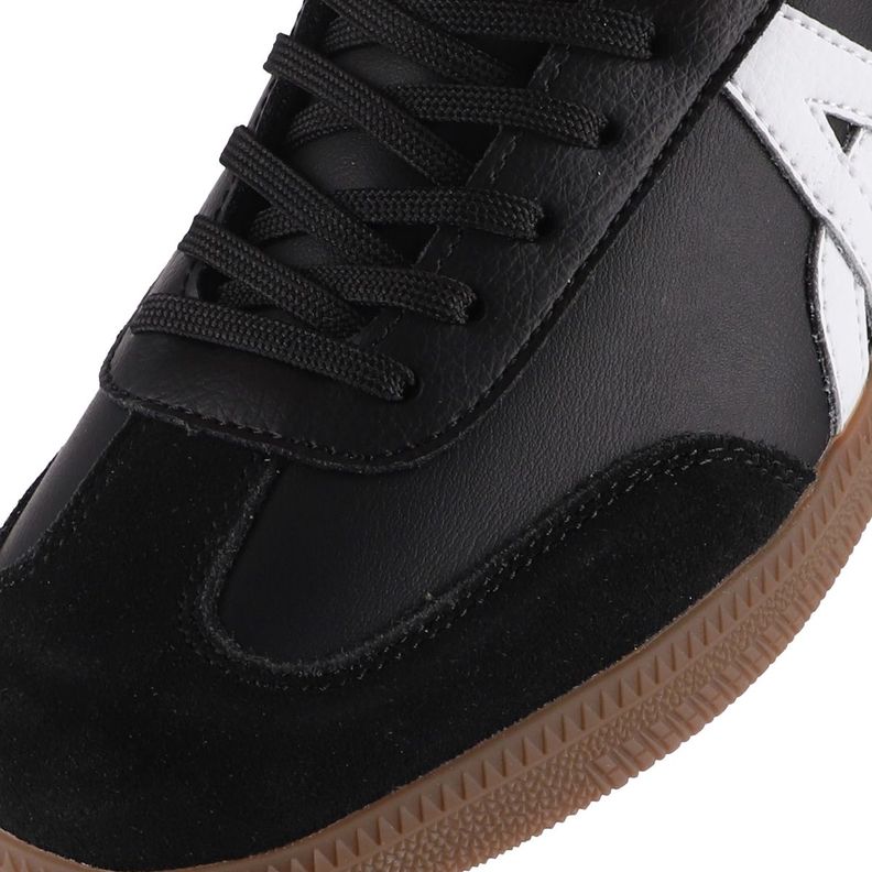 Zapatillas Mujer Monterey 301 Alphabet Negras/Blancas-5