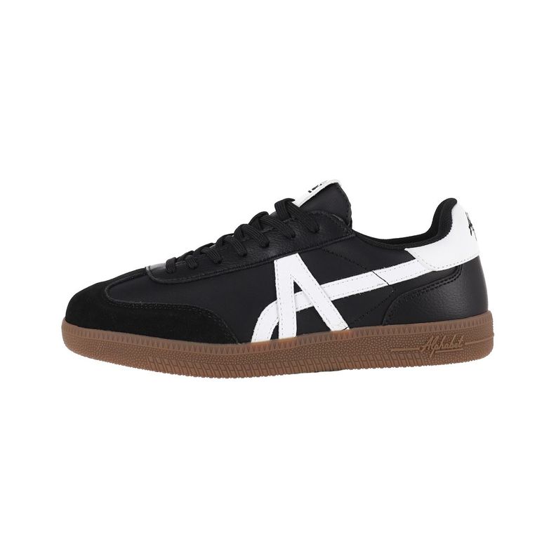 Zapatillas Mujer Monterey 301 Alphabet Negras/Blancas-1