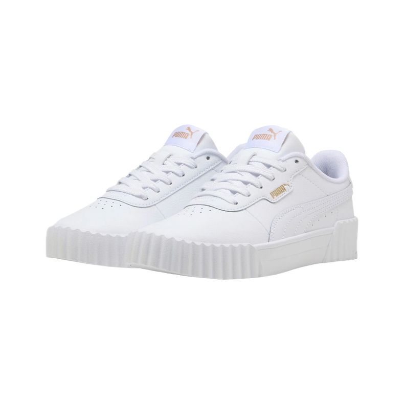 Zapatillas Urbanas Puma Carina 3.0 Joven Blancas-2