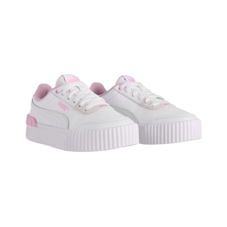 Zapatilla Puma Carina Lift Mujer Blancas/Rosadas-2