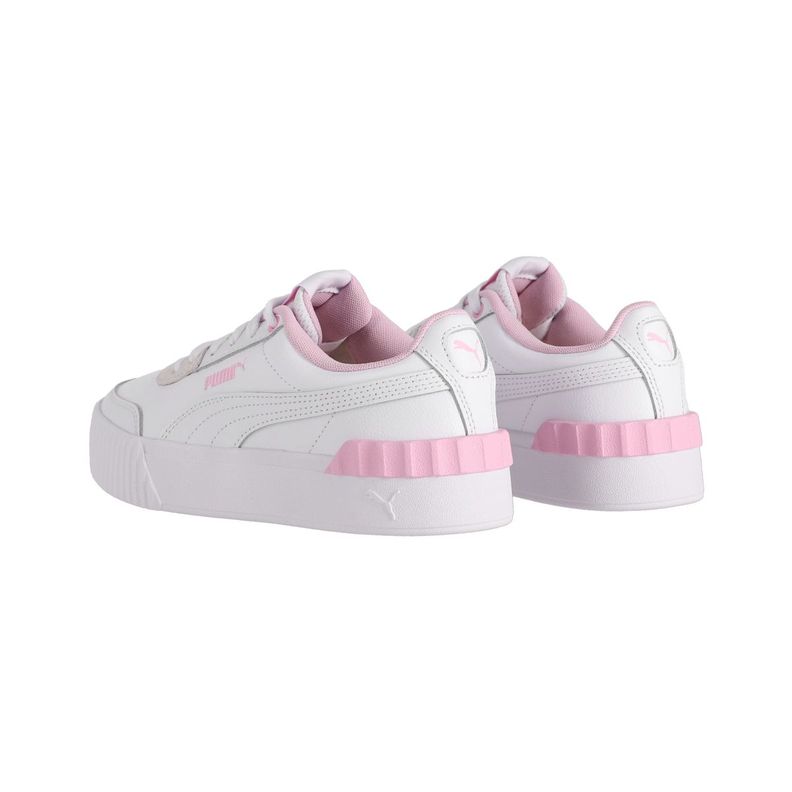 Zapatilla Puma Carina Lift Mujer Blancas/Rosadas-3