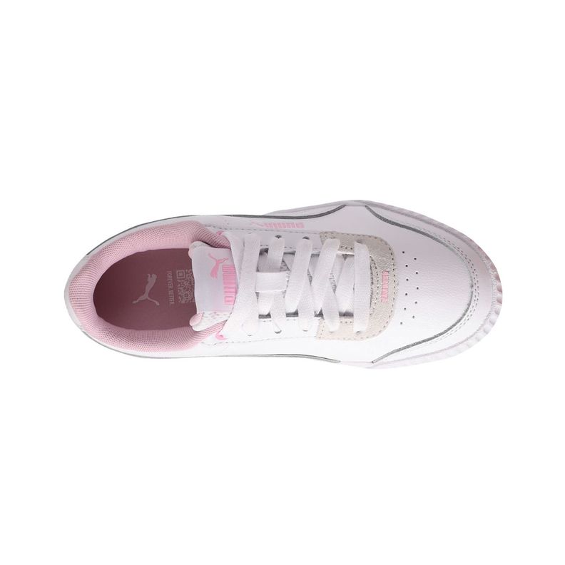 Zapatilla Puma Carina Lift Mujer Blancas/Rosadas-4