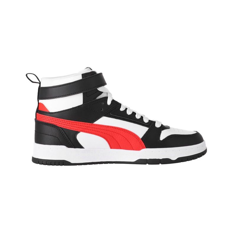 Zapatilla Puma Rebound Game Hombre Negras/Blancas/Rojas-1