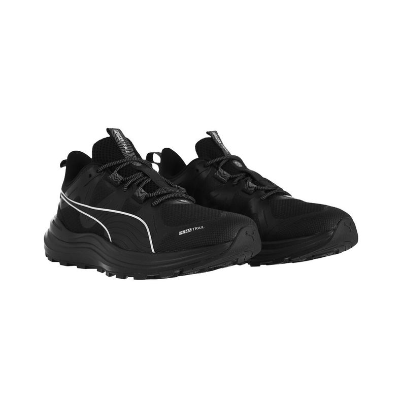 Zapatilla Puma Reflect Lite Trail Hombre Negras-2