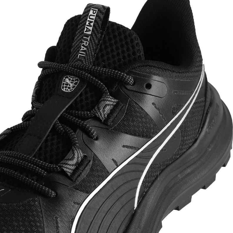 Zapatilla Puma Reflect Lite Trail Hombre Negras-5