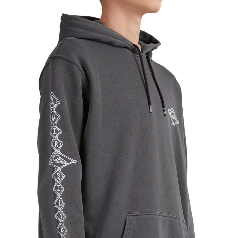 Polerón Quiksilver Backbone Hombre Grey-3
