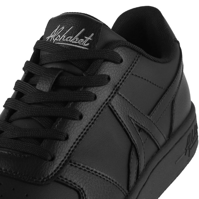 Zapatillas Urbanas Hombre Alphabet Cross Street Low  Negras-5
