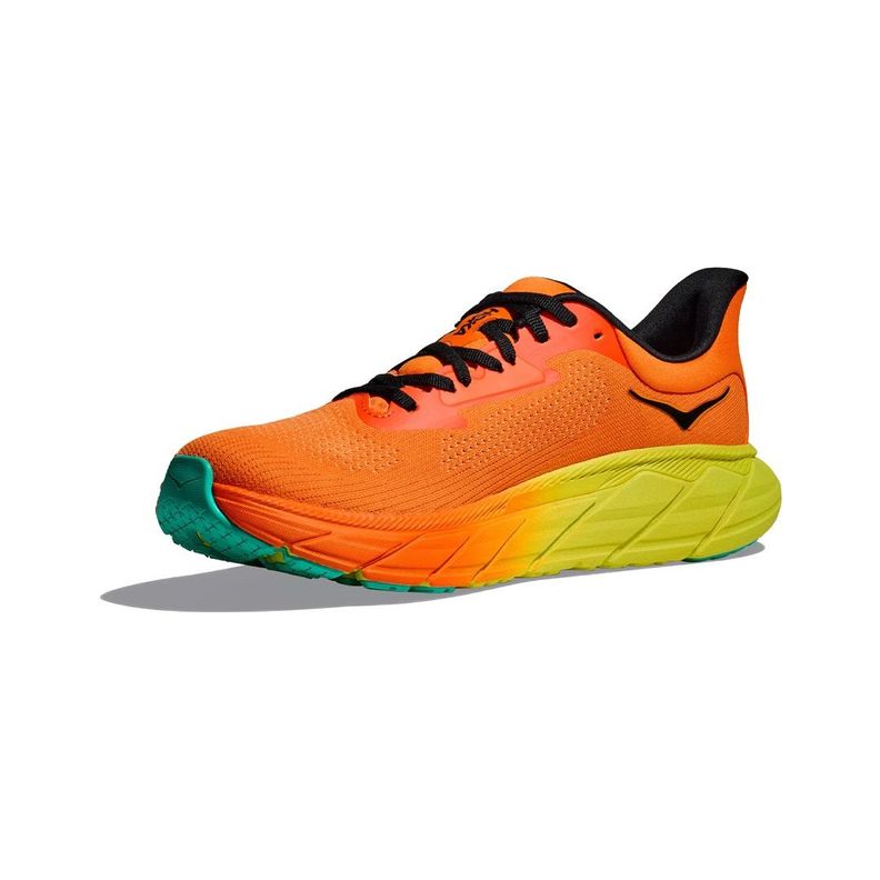 Zapatillas Hoka Arahi 7 Hombre Electric Tangerine/Black-2
