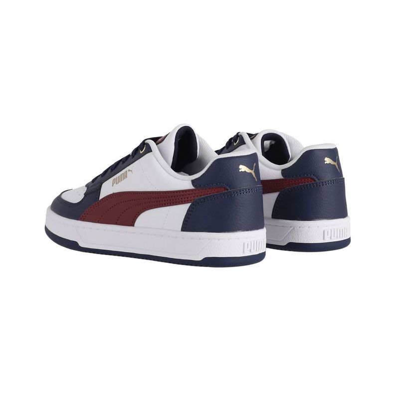 Zapatilla Puma Caven 2.0 Joven Blancas/Azules/Burdeo-3