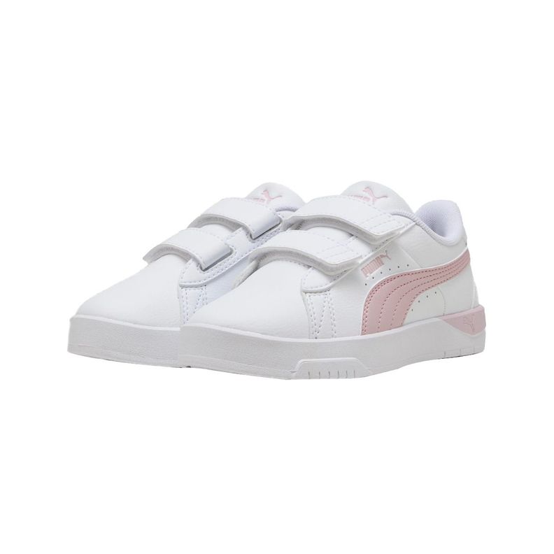 Zapatillas Urbanas Niños Jada Classic Puma Blancas/Rosadas-2