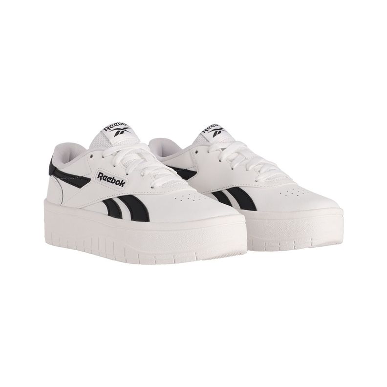 Zapatilla Reebok Court Advance Surge Mujer Blancas/Negras-2